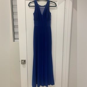Blue formal maxi dress